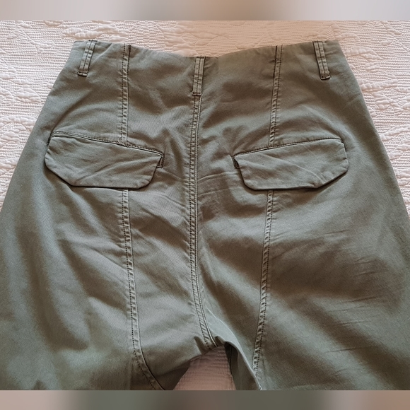 Decjuba army green stretch jeans unique styling fits 6-10 - Picture 3 of 10